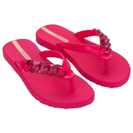 Chinelo Feminino Ipanema Metal Glam - 27352 - Rosa/bege - Atacado