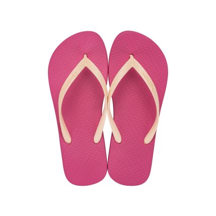 Chinelo Feminino Ipanema Classica Fine - 26603 - Rosa Escuro/bege - Atacado