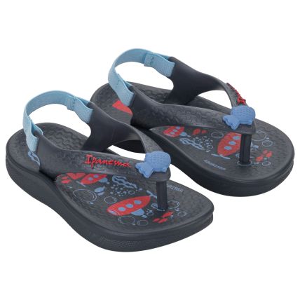 Chinelo Baby Ipanema Anatomica Soft - 26121 - Cinza/cinza Escuro - Atacado