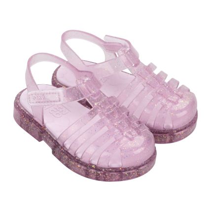 Sandalia Baby Zaxynina Lovely - 19194 - Rosa Chiclete Glitter - Atacado