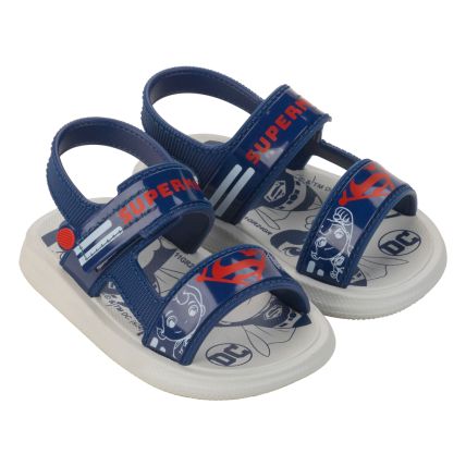 Sandalia Baby Liga Da Justiça Squad - 23203 - Cinza/azul - Atacado