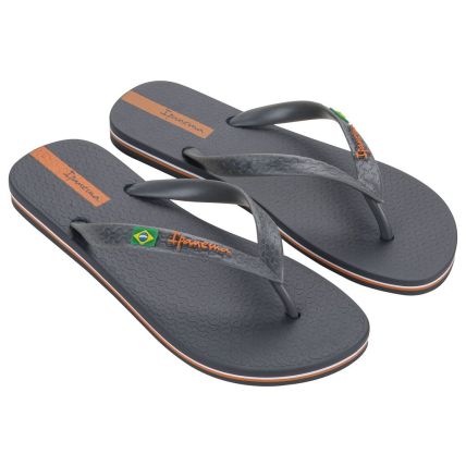 Chinelo Masculino Ipanema Brasil - 27040 - Cinza/cinza/laranja - Atacado