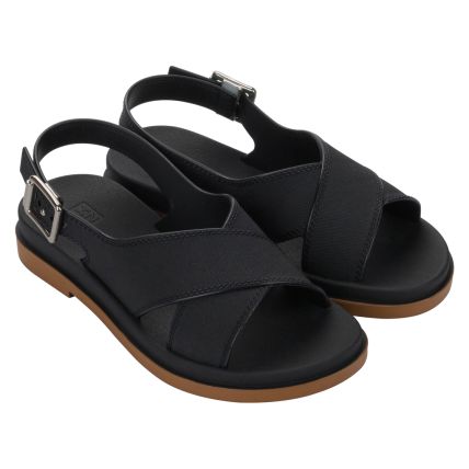 Sandalia Feminina Zaxy Get - 19199 - Preto - Atacado
