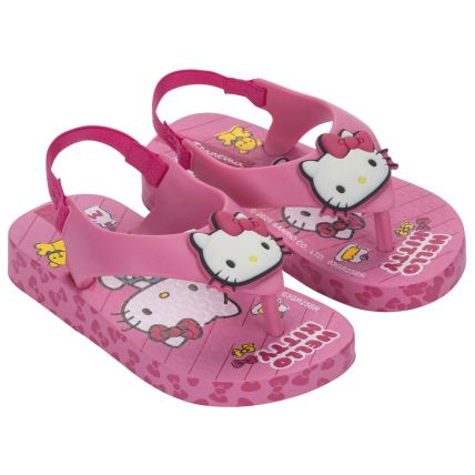 Chinelo Baby Ipanema Hello Kitty And Friends - 27397 - Rosa/branco - Atacado