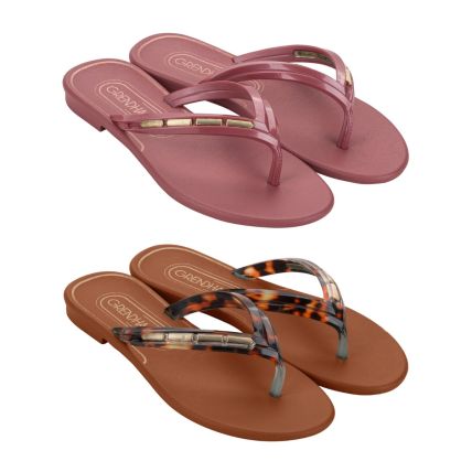 Rasteira Feminina Grendha Fascinio - 19142 - Cores Diversas - Atacado