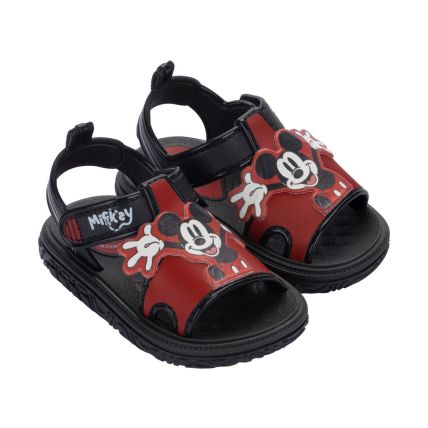 Sandalia Baby Disney Happy - 23256 - Preto/vermelho - Atacado