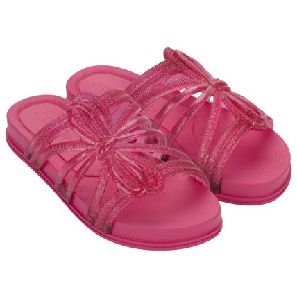Rasteira Infantil Grendha Bela Laços - 19204 - Rosa Dalia - Atacado