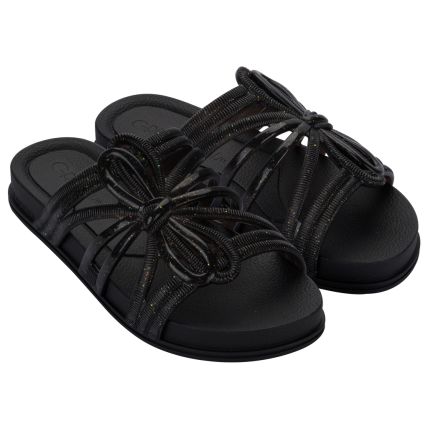 Rasteira Infantil Grendha Bela Laços - 19204 - Preto - Atacado