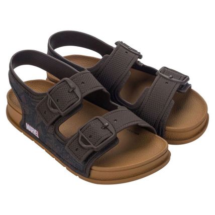 Sandalia Infantil Marvel Fresh - 23292 - Marrom/marrom - Atacado