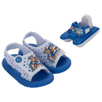 Sandalia Baby Patrulha Canina Boat - 23218 - Azul/branco - Atacado