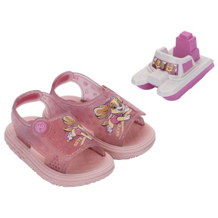 Sandalia Baby Patrulha Canina Boat - 23218 - Rosa/rosa Glitter - Atacado
