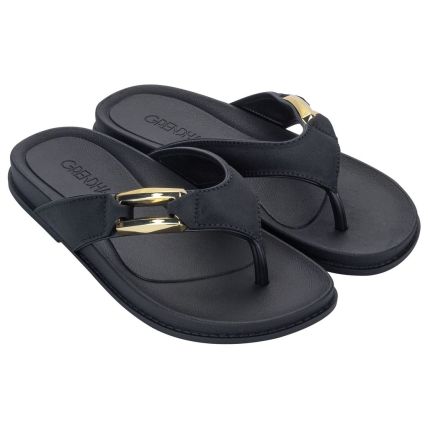 Rasteira Feminina Grendha Esplendor - 19202 - Preto - Atacado