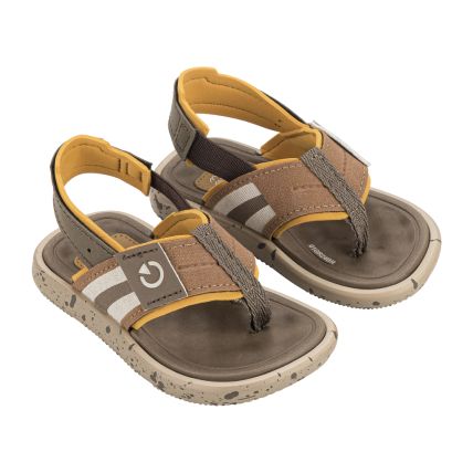 Chinelo Baby Cart Mini Ii - 12234 - Bege/castor/amarelo - Atacado