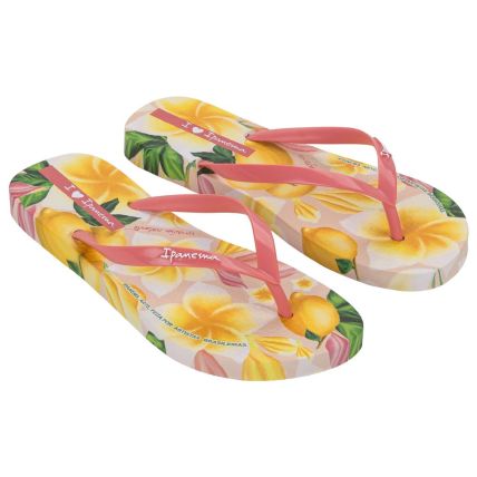 Chinelo Feminino Ipanema Arte - 27357 - Rosa/rosa/amarelo - Atacado