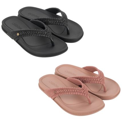 Rasteira Feminina Grendha Tramas - 19002 - Cores Diversas - Atacado