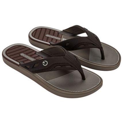 Chinelo Masculino Cartago Dallas - 12158 - Bege/marrom/bronze - Atacado