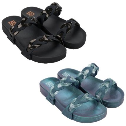 Tamanco Feminino Zaxy Glitz - 19076 - Cores Diversas - Atacado