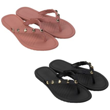 Rasteira Feminina Grendha Esmeralda - 19104 - Cores Diversas - Atacado