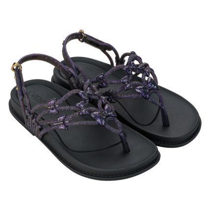Chinelo Sandalia Infantil Grendha Bela Abraçar - 19110 - Preto - Atacado