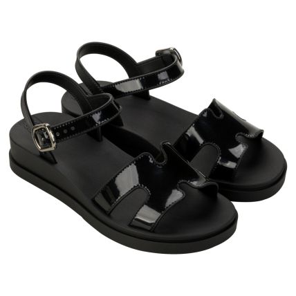 Sandalia Feminina Zaxy Daily - 19155 - Preto - Atacado