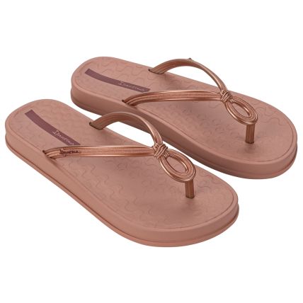 Chinelo Feminino Ipanema Drip - 27259 - Rosa/vermelho - Atacado