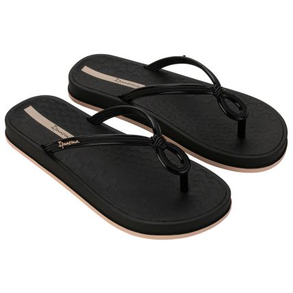 Chinelo Feminino Ipanema Drip - 27259 - Preto/bege - Atacado