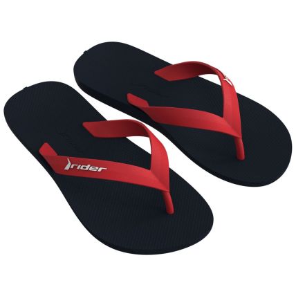 Chinelo Infantil Rider Feel Light - 12520 - Preto/vermelho/branco - Atacado
