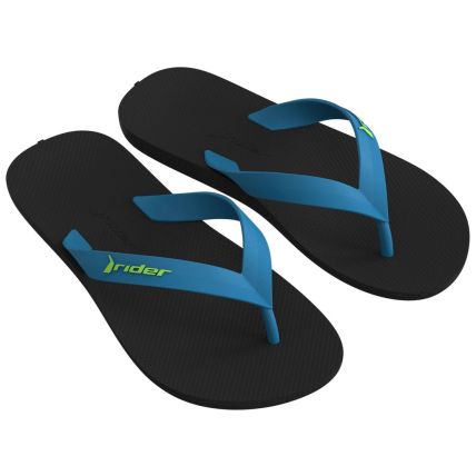 Chinelo Infantil Rider Feel Light - 12520 - Preto/azul/verde - Atacado