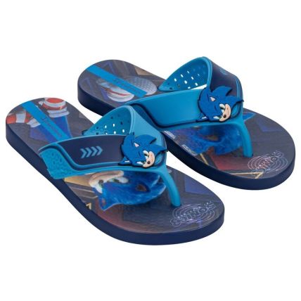 Chinelo Infantil Ipanema Sonic Speedrun - 27406 - Azul/azul - Atacado