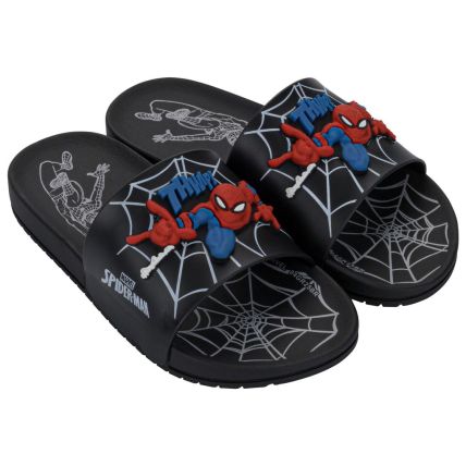 Chinelo Infantil Homem Aranha View Ii - 23310 - Preto/cinza - Atacado