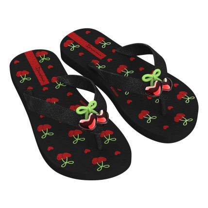 Chinelo Infantil Ipanema Belle Ii - 27395 - Preto/vermelho/verde - Atacado