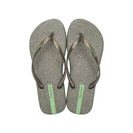 Chinelo Feminino Ipanema Glitter - 26481 - Verde/verde Glitter - Atacado