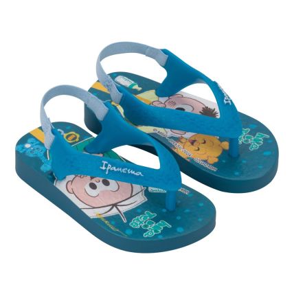 Chinelo Baby Ipanema Turma Da Monica - 26791 - Azul/azul - Atacado