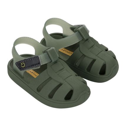 Sandalia Baby Cartago Oslo - 12118 - Verde/verde/amarelo - Atacado