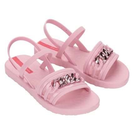 Sandalia Infantil Ipanema Metal Glam - 27345 - Rosa/rosa - Atacado