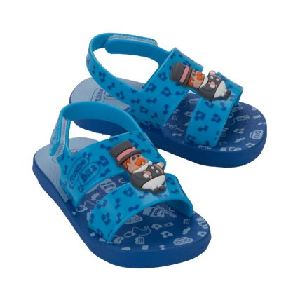 Sandalia Baby Mundo Bita Capi - 23309 - Azul/azul - Atacado