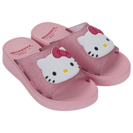 Tamanco Infantil Hello Kitty Pinx - 23381 - Rosa/rosa Glitter - Atacado