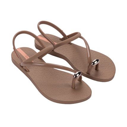 Sandalia Feminina Ipanema Glam Ring - 27378 - Marrom/rose - Atacado