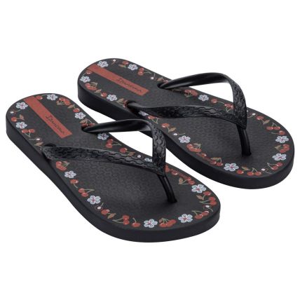 Chinelo Infantil Ipanema Day - 27383 - Preto/preto/vermelho - Atacado