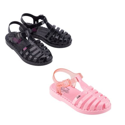 Sandalia Infantil Barbie Duo Aranha - 22459 - Cores Diversas - Atacado