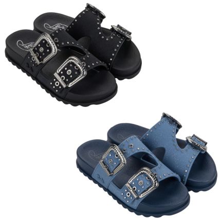Chinelo Slide Infantil Barbie Silver - 23211 - Cores Diversas - Atacado