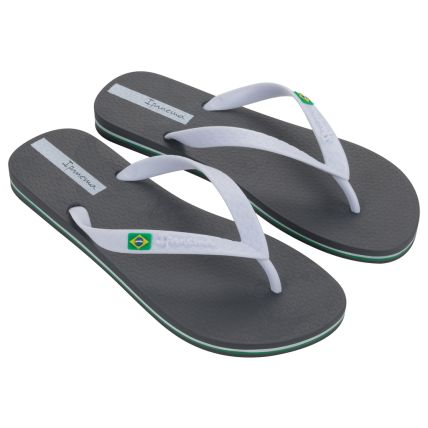 Chinelo Masculino Ipanema Brasil - 27040 - Cinza/branco - Atacado
