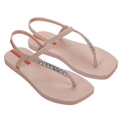 Sandalia Feminina Ipanema Class Cristal - 27298 - Rosa/rosa/vermelho - Atacado
