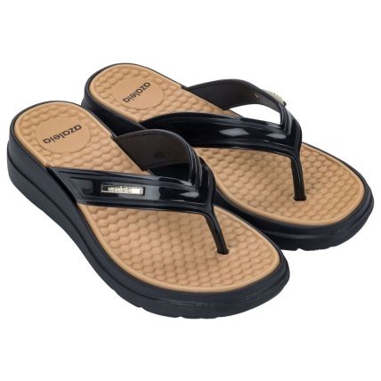 Tamanco Feminino Azaleia Mia - 19235 - Preto Amendoa - Atacado
