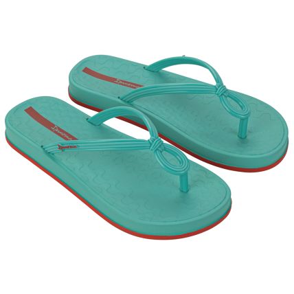 Chinelo Feminino Ipanema Drip - 27259 - Azul/laranja - Atacado