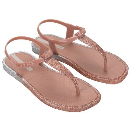 Sandalia Feminina Ipanema Class Edge Solar Glow - 27294 - Rosa Claro/rosa Glitter - Atacado