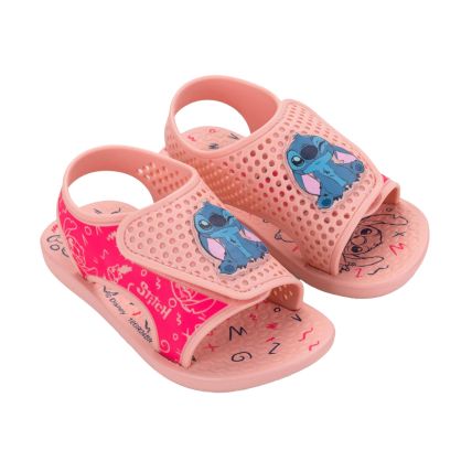 Chinelo Baby Ipanema Disney Stitch - 27368 - Rosa/rosa Claro - Atacado