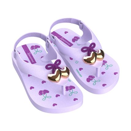 Chinelo Baby Ipanema Belle - 27248 - Lilas/lilas Glitter - Atacado