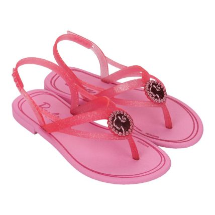 Sandalia Infantil Barbie Lady - 23308 - Rosa/rosa Glitter - Atacado