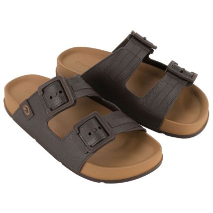 Chinelo Slide Masculino Cartago Milão Ii - 12316 - Castor/preto - Atacado